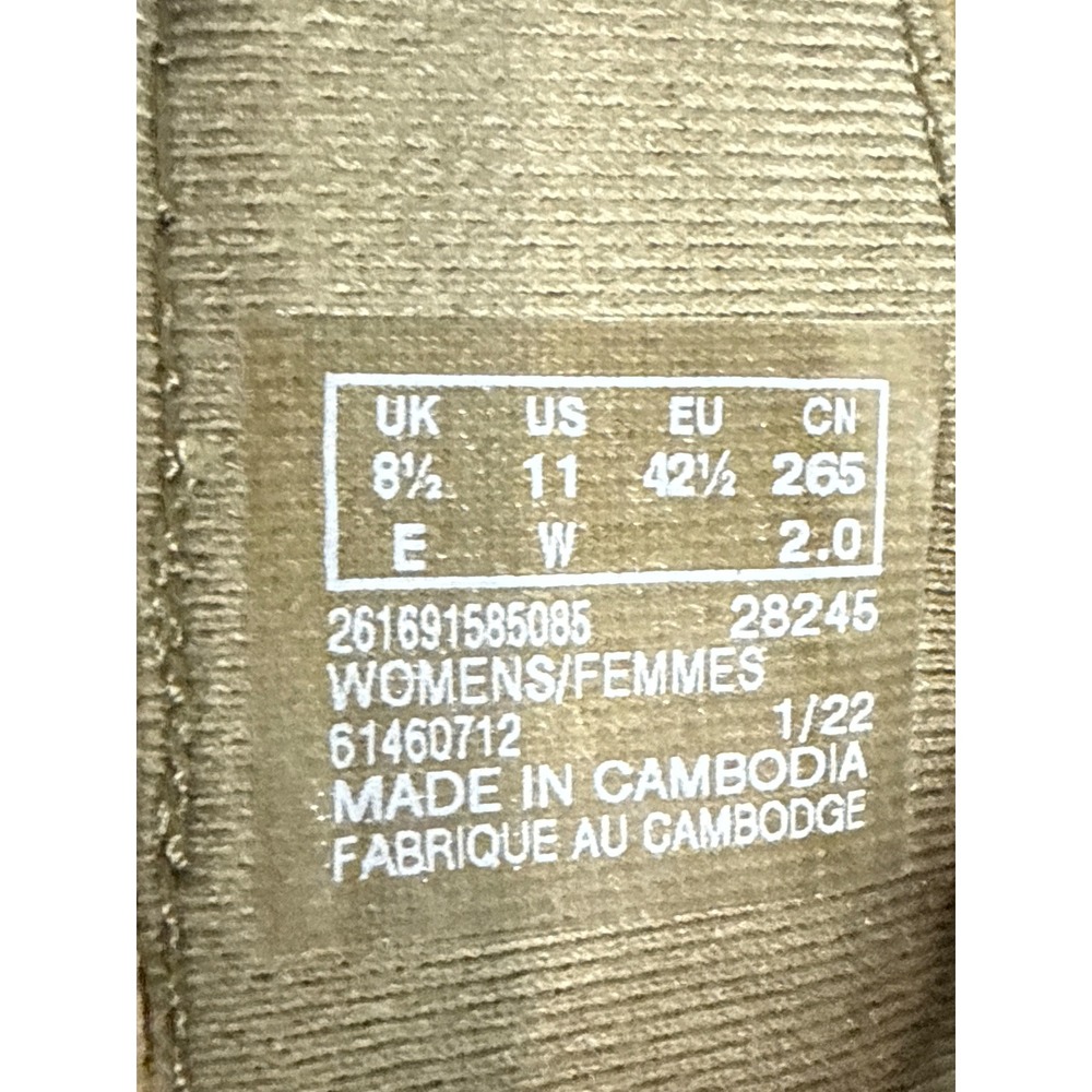 Clarks Collection Womens Grey Camo Metallic Strappy Cork Wedge Sandals 11W NWT - Picture 11 of 11